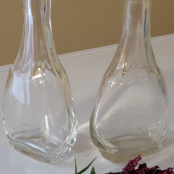 Vintage Clear Glass Vanity Bottles - Picture 4 of 11